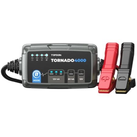 TOPDON TORNADO 4000 SMART BATTERY CHARGER 6V/12V 4A